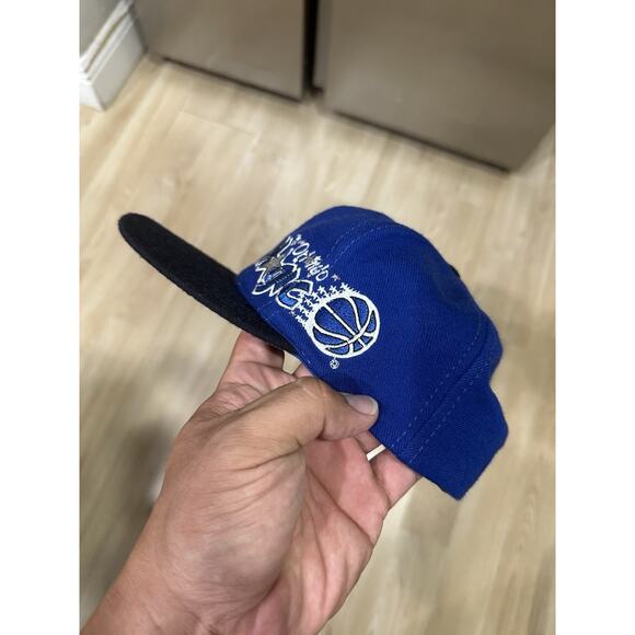 Vintage Orlando Magic Drew Pearson Hat SnapBack 90s NBA Wool Blend Cyber - Picture 4 of 8